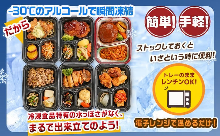 冷凍おかず弁当6食セット（肉）